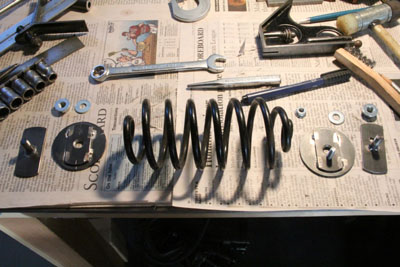 Parts to adapt Comfort spring to KS601.